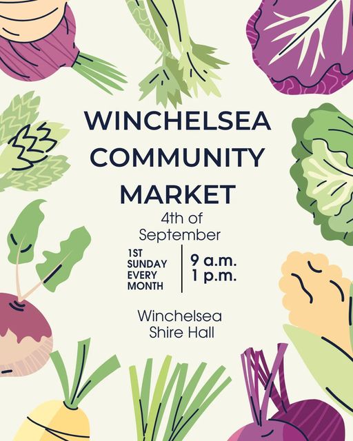 Winchelsea Community Market flyer